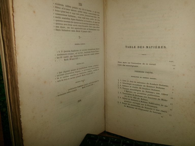 RECHERCHES historiques et critiques sur la... de Rembert Dodoens (Dodenaeus)1841 | Immagine Gallery 8