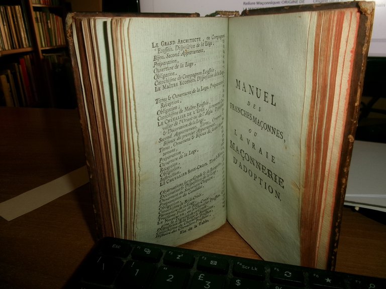 Recueil précieux de la Maçonnerie Adonhiramite...GUILLEMAIN de SAINT-VICTOR 1783