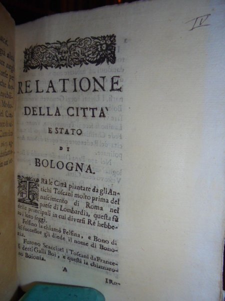 Relatione della Città di Genova e suo Dominio