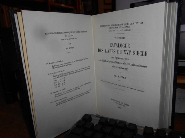 Repertoire Bibliographique des Livres du XVI Siecle qui se trouvent …