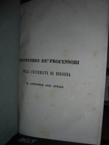 REPERTORIO DI TUTTI I PROFESSORI ANTICHI, E MODERNI della famosa …