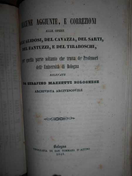 REPERTORIO DI TUTTI I PROFESSORI ANTICHI, E MODERNI della famosa …