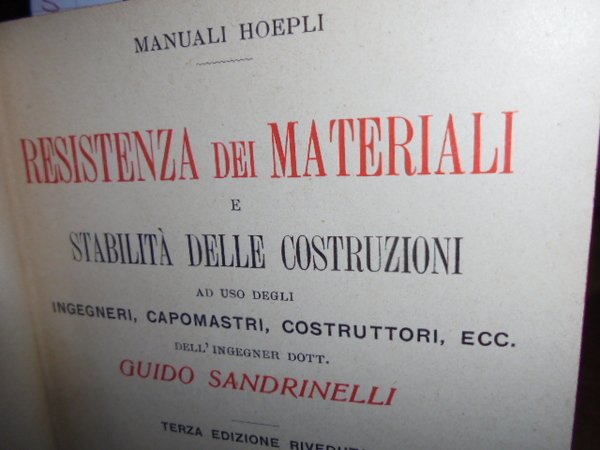 Resistenza dei materiali e stabilità delle costruzioni