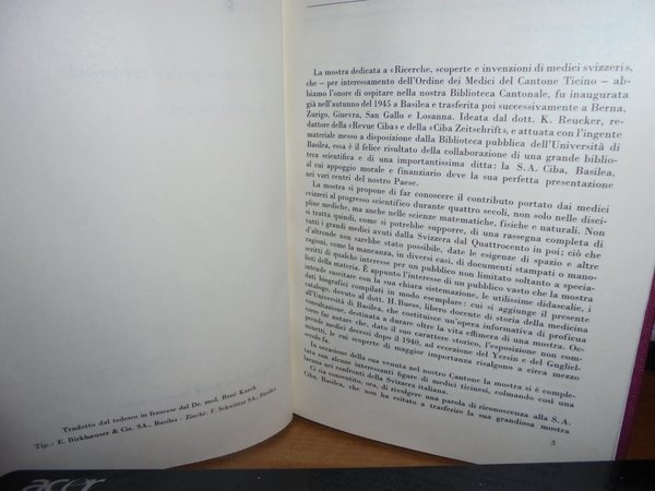 Ricerche, scoperte e invenzioni di medici svizzeri