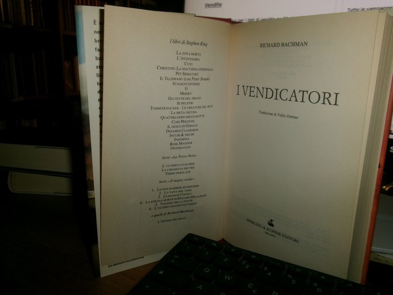 RICHARD BACHMAN. I Vendicatori 3a edizione 1997 | Immagine Gallery 5
