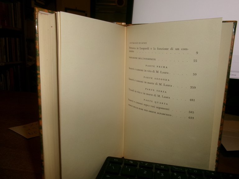 RIME di FRANCESCO PETRARCA con l' interpretazione di Giacomo Leopardi …