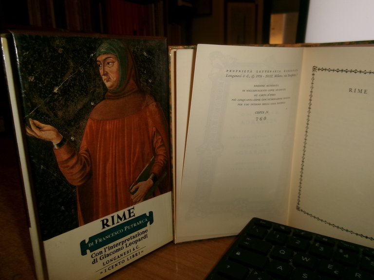 RIME di FRANCESCO PETRARCA con l' interpretazione di Giacomo Leopardi …