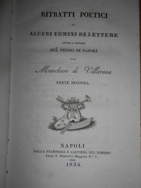 Ritratti poetici di alcuni uomini di lettere del Regno di …