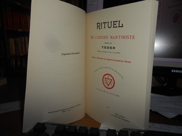 RITUEL de L' ORDRE MARTINISTE