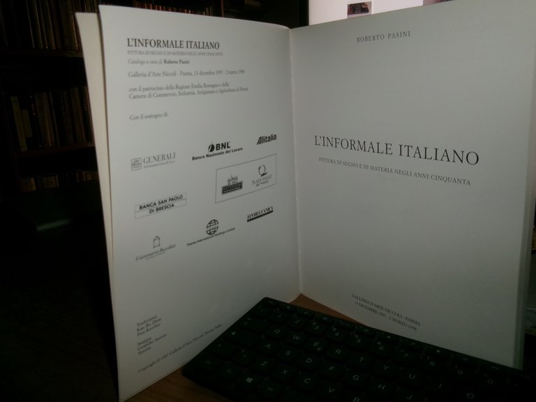 ROBERTO PASINI. L'INFORMALE ITALIANO pittura di segno e materia negli …
