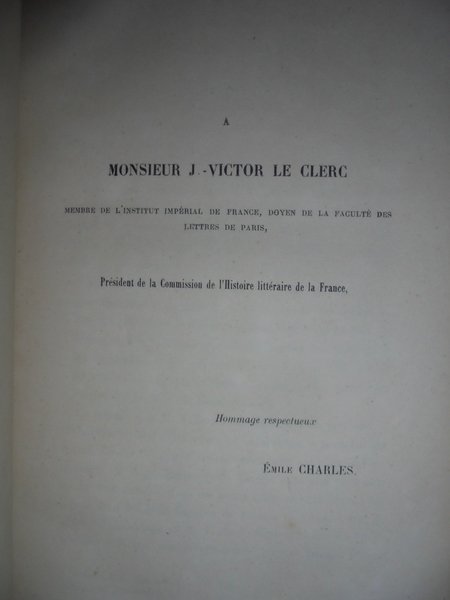 ROGER BACON sa vie, ses ouvrages, ses doctrines