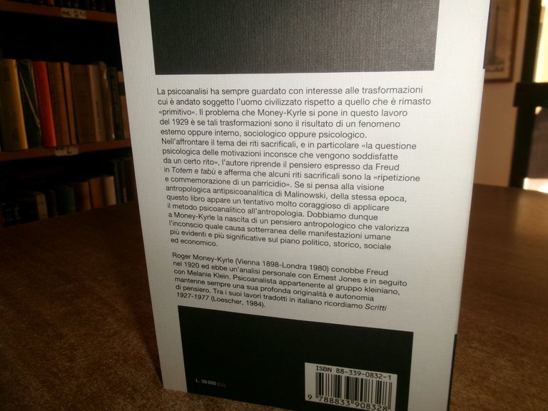 ROGER MONEY-KYRLE. Il Significato del Sacrificio 1994