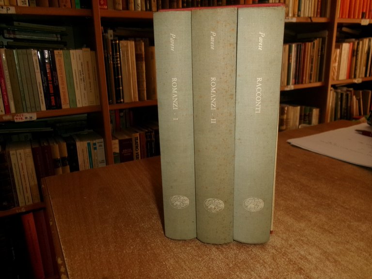 ROMANZI e RACCONTI di CESARE PAVESE. 3 volumi Einaudi 1960/1962
