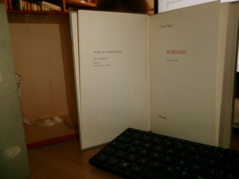 ROMANZI e RACCONTI di CESARE PAVESE. 3 volumi Einaudi 1960/1962