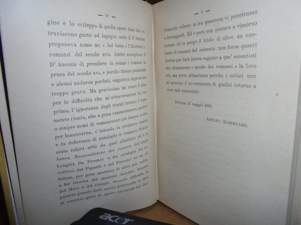 Romanzieri e Romanzi del Cinquecento e del Seicento