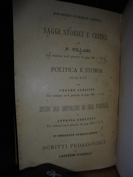 Romanzieri e Romanzi del Cinquecento e del Seicento