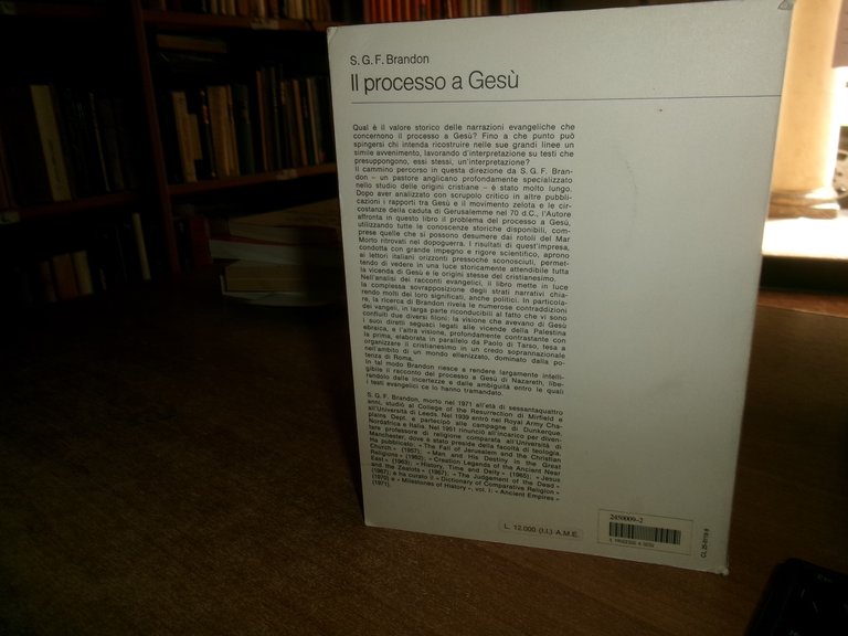 S.G.F. BRANDON. Il Processo a Gesù 1974