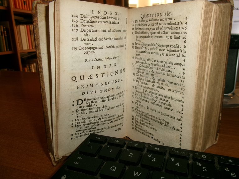 S. THOME AQUINATIS THEOLOGICAE SUMMAE COMPENDIUM. P. PETRO ALAGONA 1723