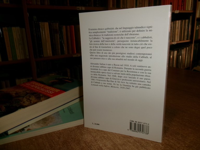 Saggezza della Cabbalà. ALEXADRE SAFRAN 1998