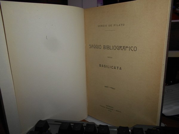 SAGGIO BIBLIOGRAFICO sulla BASILICATA