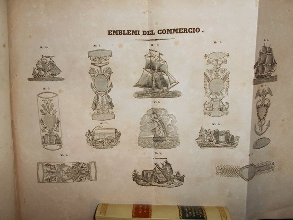 SAGGIO DEI CARATTERI E ORNAMENTI DELLA TIPOGRAFIA E LITOGRAFIA DI …