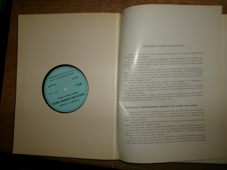 Saggio Di Cardio-Audiografia Didattica. Raffaele Pansini-Alberto Farinelli 1961