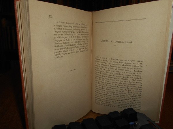 SAGGIO DI UNA BIBLIOGRAFIA RAGIONATA DEI VIAGGI E DELLE DESCRIZIONI …