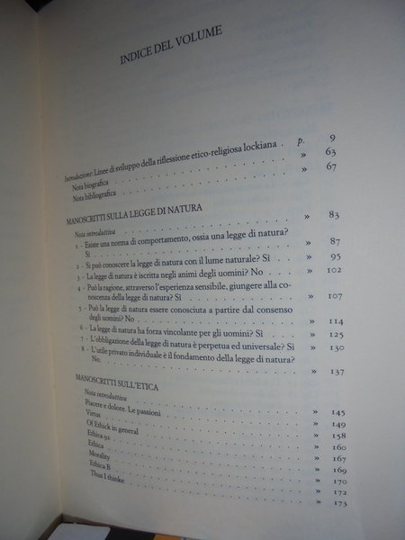 Saggio sull' intelletto umano - Scritti etico religiosi