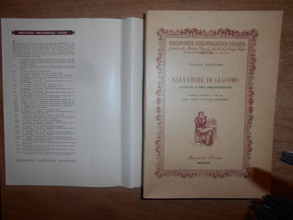 SALVATORE DI GIACOMO. Ricerche e note bibliografiche