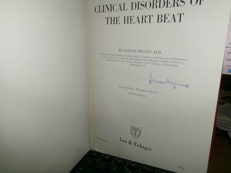 SAMUEL BELLET. Clinical Disorders of the HEART BEAT 1963