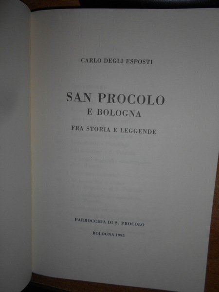 San Procolo e Bologna fra storia e leggende