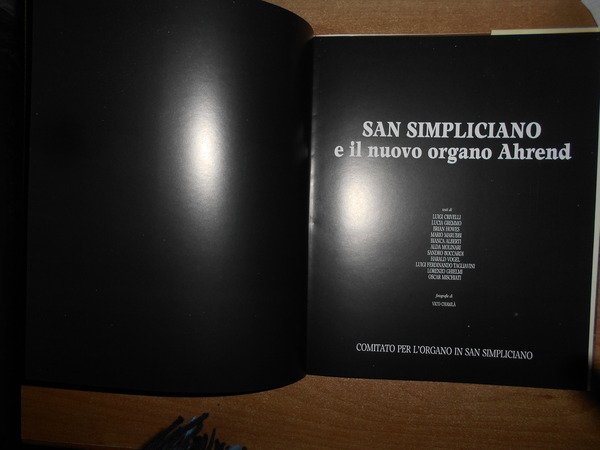 SAN SIMPLICIANO e il nuovo organo AHREND