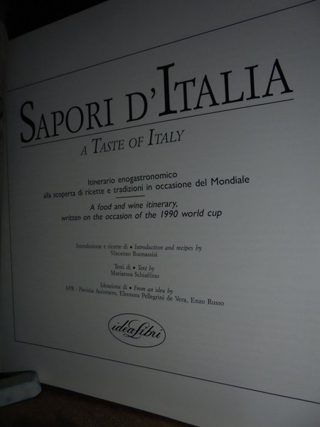 SAPORI D'ITALIA - A TASTE OF ITALY ITINERARIO ENOGASTRONOMICO ALLA …