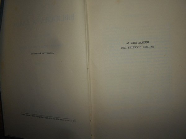 (Sardegna) BIBLIOGRAFIA SARDA sotto gli auspici della R. Università degli …