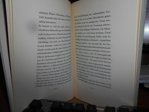 SCHONE FISCHBUCHER. Kurze Geschichte der ichtyologischen illustration. Bibliographie fischkundlicher Abbildungswerke