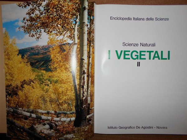 Scienze naturali. I VEGETALI