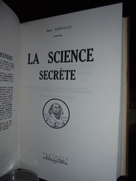 (Scienze occulte-Egittologia) La Science secrète