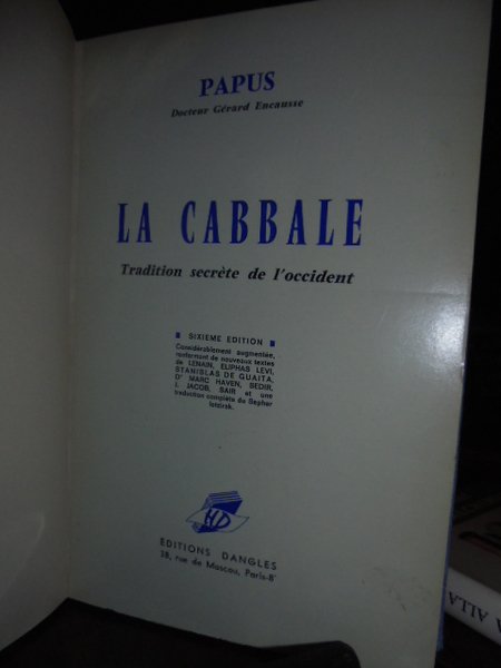 (Scienze occulte) La Cabbale, tradiction secrète de l' Occident