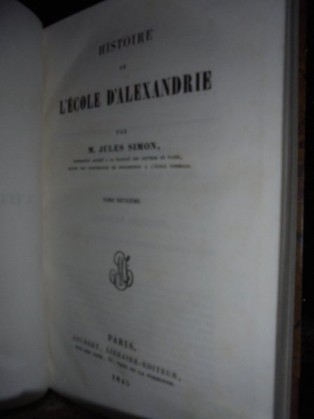 (Scienze-Religioni) Histoire de l' Ecole d' Alexandrie