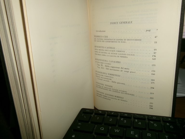 SCIENZIATI DEL SEICENTO. A cura di Maria Luisa Altieri Biagi …