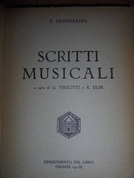 Scritti Musicali