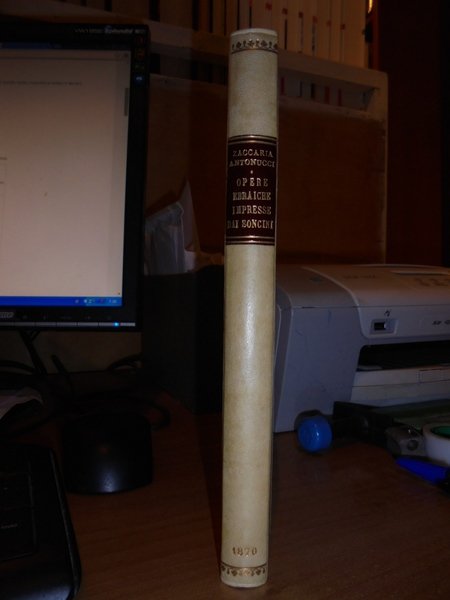 SERIE DI OPERE EBRAICHE IMPRESSE DAI CELEBRI TIPOGRAFI SONCINI FRA …