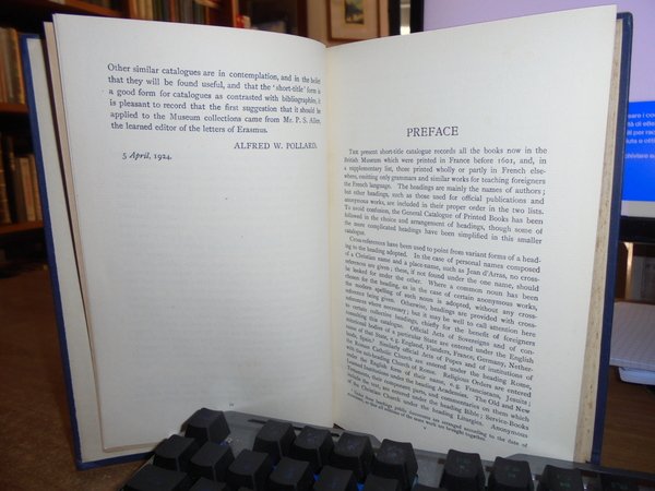 Short-title Catalogue of Books printed in France and of French …