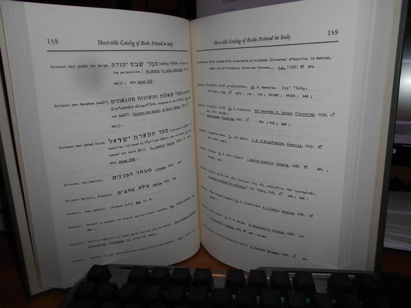 SHORT-TITLE CATALOGUE OF BOOKS PRINTED IN ITALY AND OF BOOKS …