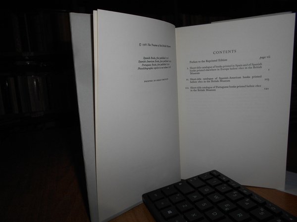 Short-title Catalogues of Spanish, Spanish-American and Portuguese Books printed before …