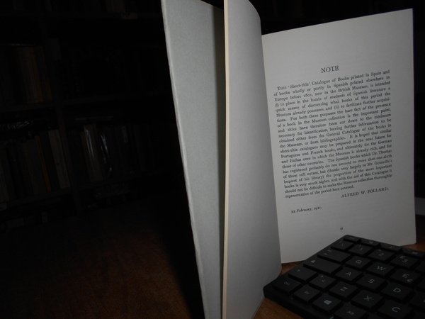 Short-title Catalogues of Spanish, Spanish-American and Portuguese Books printed before …