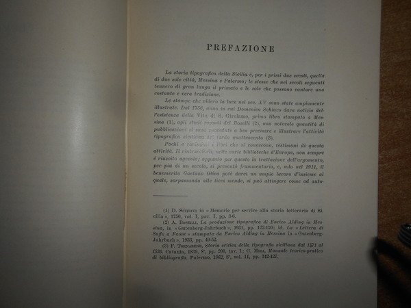 (Sicilia) RICERCHE STORICHE sulla TIPOGRAFIA SICILIANA