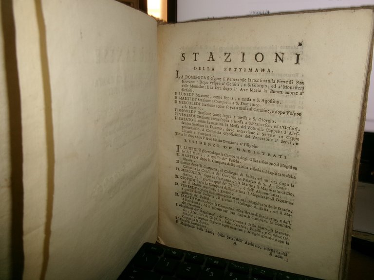 (Siena)Diario Sanese in cui si veggono alla giornata tutte...GIGLI Girolamo …