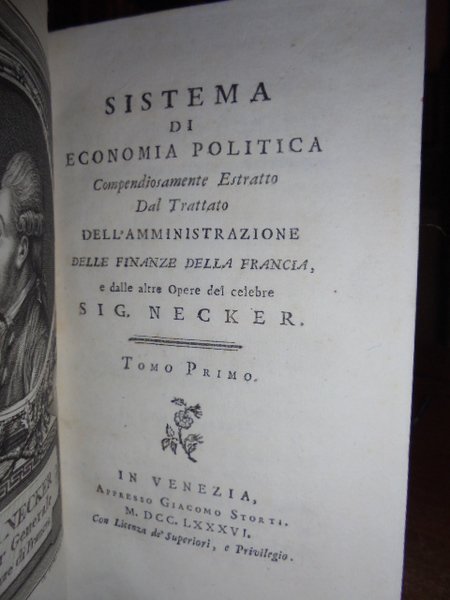 SISTEMA DI ECONOMIA POLITICA COMPENDIOSAMENTE ESTRATTO DAL TRATTATO DELL' AMMINISTRAZIONE …