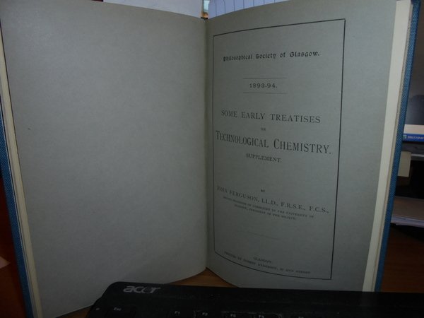 Some Early Treatises on Technological Chemistry